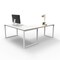 We'Re It Connect It L-Shaped Desk, 77 in D X 30 in H, 60 in W X Thermally Fused Laminate DI60304824L1BBF-WH-459 - alternate 8